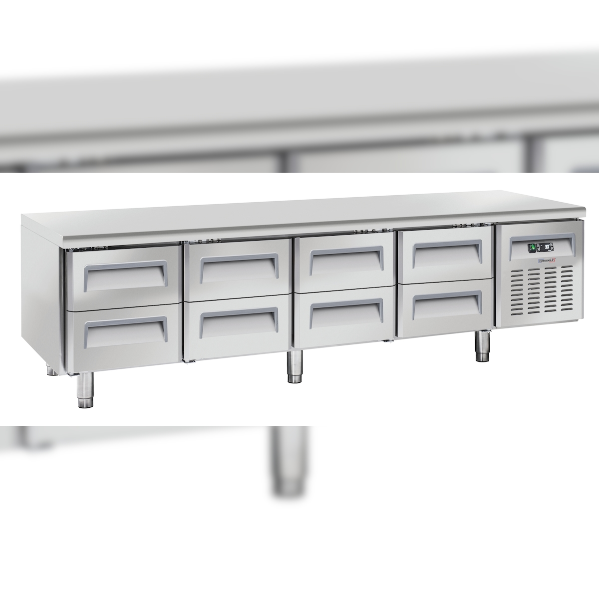 Kühltheke 8 schubladen GN 1/1 CTAR8T Casselin Image