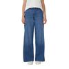 Schlagjeans S.OLIVER "SURI", Damen, Gr. 44, Länge 30, blau (mid blau), Denim/Jeans, Obermaterial: 76% Baumwolle, 23% Polyester, 1% Elasthan, casual, normal lang, Jeans, mit Stretch-Anteil
