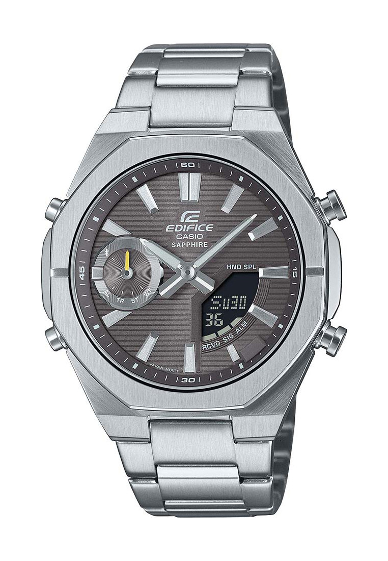 Casio ECB-S10D-8AEF Mens Edifice Smartwatch - Silver Stainless Steel - One Size | Casio Sale | Discount Designer Brands