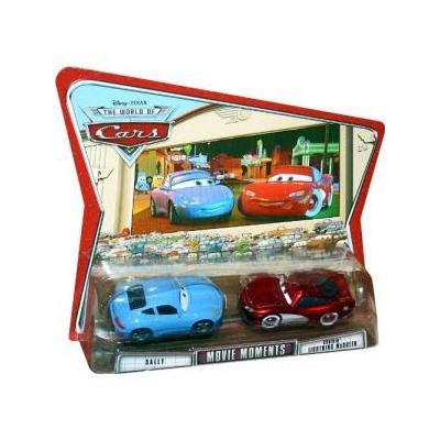 Disney / Pixar CARS Movie Moments 1:55 Die Cast Figure 2-Pack Series 2 Supercharged Sally & Cruisin