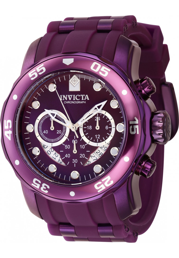 Invicta IN-40927 Mens Pro Diver Watch - Purple - One Size | Invicta Sale | Discount Designer Brands