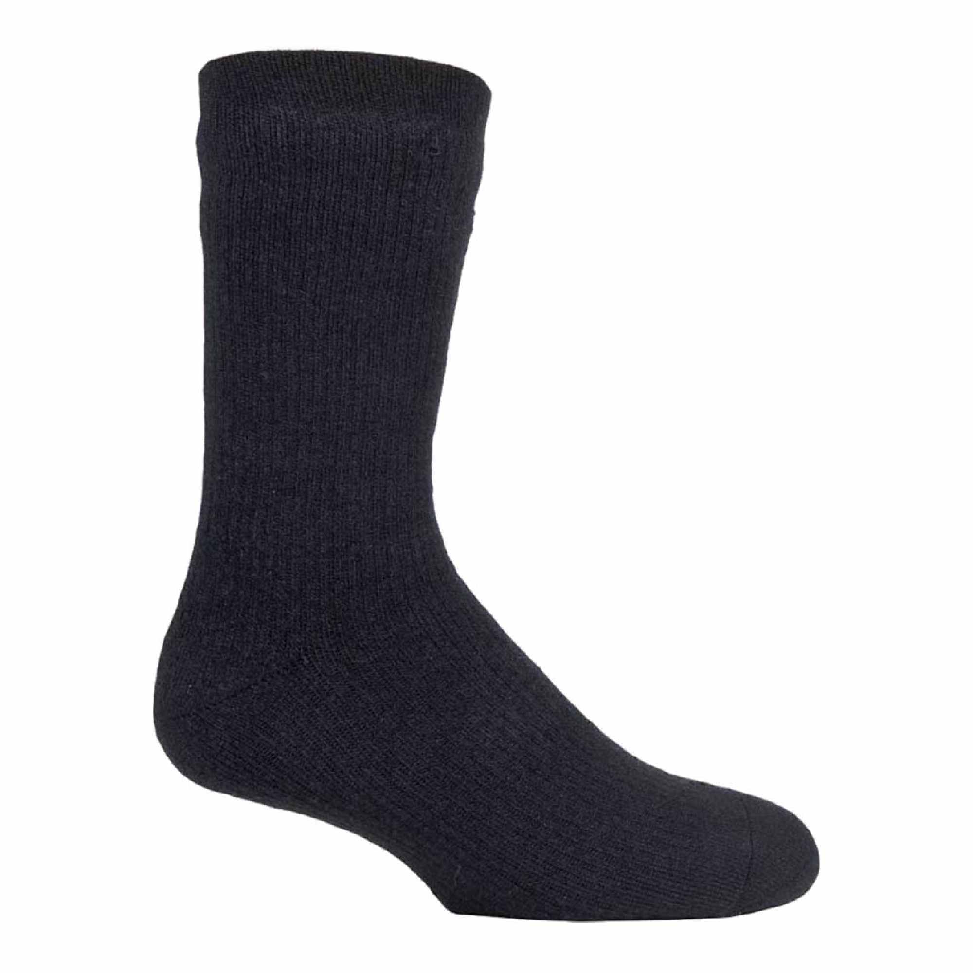 Herren- und Damen-schwarze thermische wasserdichte Socken mit Fleece-Futter Image
