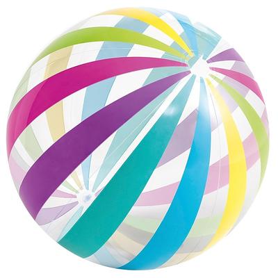 1-Pack Polka Dot Beach Ball Inflatable PVC Water Play Ball Color Striped Ball Outdoor Swimming Pool Beach Party Decoration Inflatable Ball Outdoor Activities