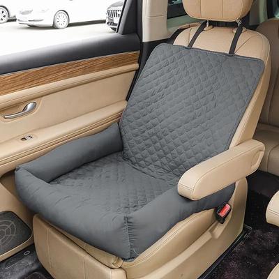 Durable Dog Car Seat Cover - Waterproof Polyester Pet Nest for Front Passenger Seat Non- Fabric Comfortable Puppy Travel Hammock with Sturdy Straps Pet Travel AccessorySecure Pet Seat Cover