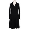 Tommy Hilfiger Damen Kleid, Gr. 48, marineblau, Baumwolle, Synthetik