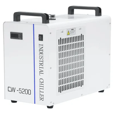 VEVOR Water Chiller CW3000 CW5000 CW5200 Water Chiller Cooling System w/6L Water Tank Capacity for CO2 Glass Laser Tube Cooler