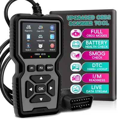 Professional OBD2 Scanner Diagnostic Tool Check Engine Code Reader EOBD/OBDII Scanner，Auto Check Engine Enhanced Diagnostic Tool