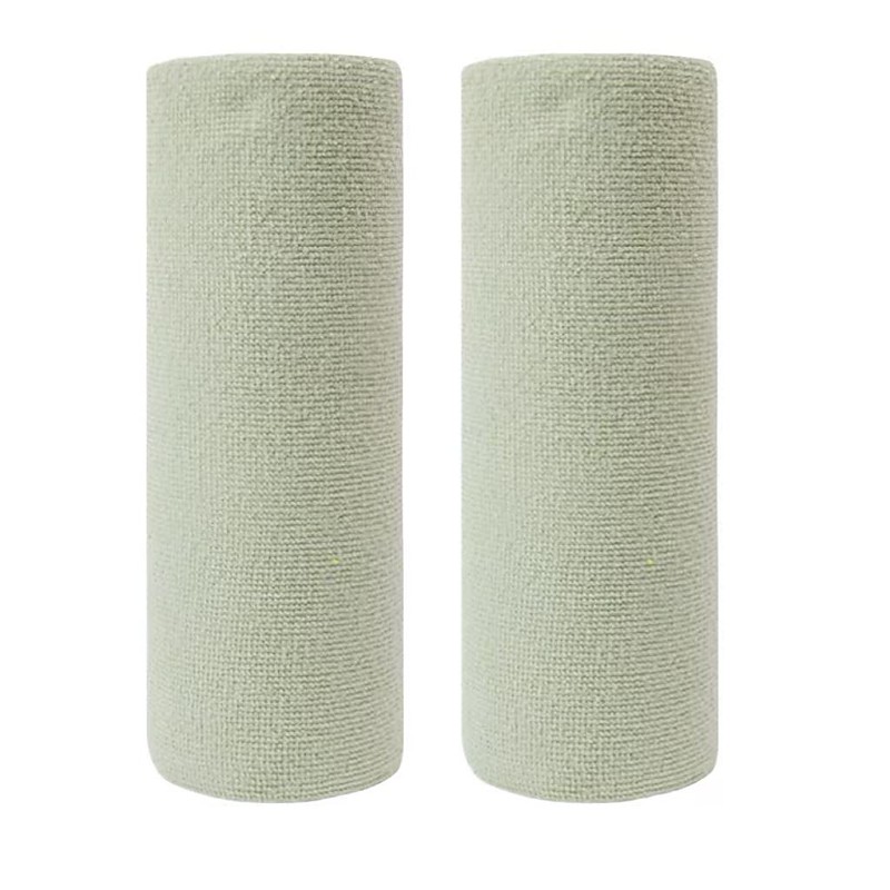 2 Rolls / 40pcs Reusable Microfiber Cleaning Wipes, Multipurpose Kitchen Towels, Woven Dish Cloths, Eco-Friendly Household Cleaning Cloths for Living Room, Bedroom, and Kitchen