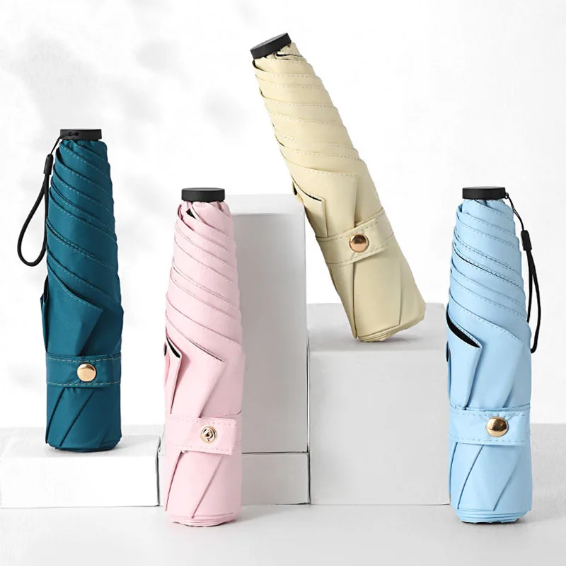 Sonnenschirm, UV-Schutz, Vinyl, faltbarer Regenschirm, ultraleichter Regenschirm, Sonnenschirm, Regenschirm, UPF50+, tragbare Regenschirme Image