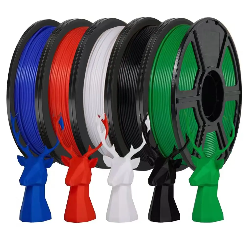 Grundlegendes PETG-Filament 1,75 mm 1 kg 500 g 250 g Sublimationskunststoff FDM 3D-Druckermaterialien Marmorfilament Schwarz Weiß Blau Grün Image
