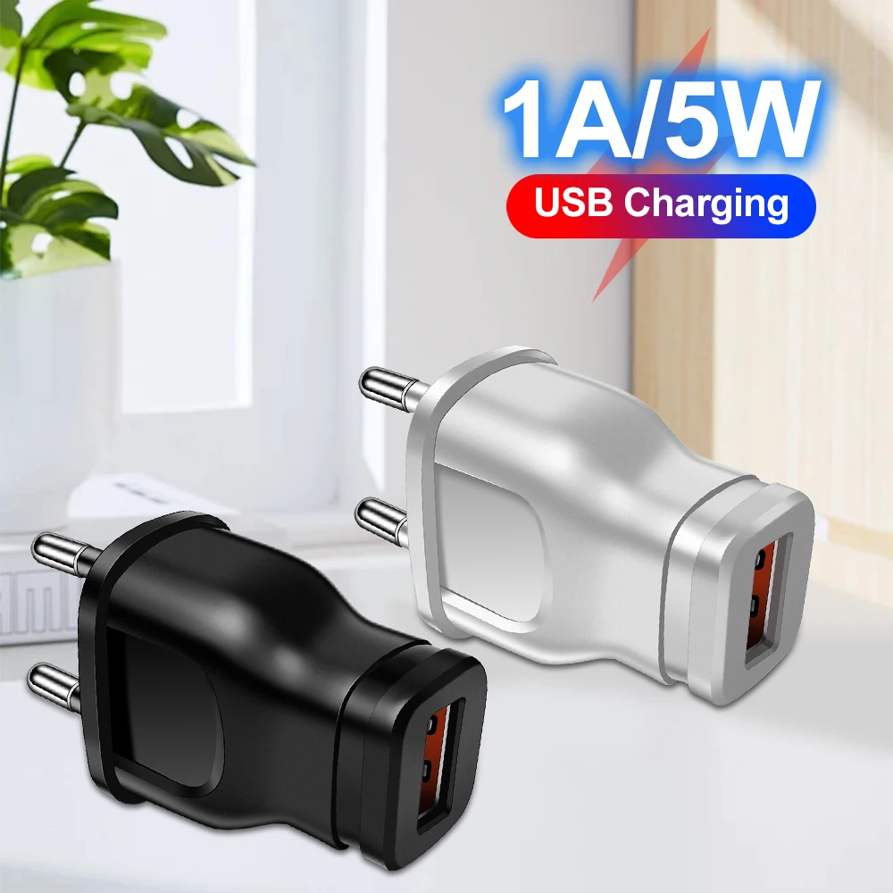 5V 1A USB Ladegerät Port Netzteil Ladegerät Wand Ladegeräte Kleine Power Adapter Für Iphone Samsung Huawei Xiaomi Redmi Mobile Image
