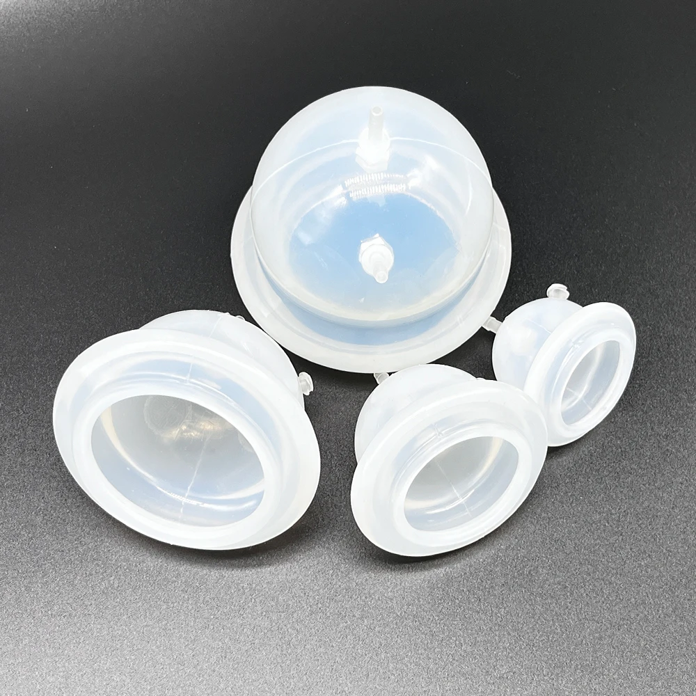 Wieder verwendbare Ozon-Schröpf becher Silikon-Schröpf becher Image