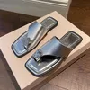 Plus Größe 43, flache Damen-Hausschuhe, Metalldekoration, Flip-Flops, Sommermode, niedrige Absätze, Schuhe, lässig, täglich, Zuhause, Slides, Sandalen