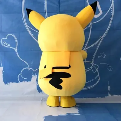 Cosplay Pikachuer Maskottchen Kostüm Werbezeremonie Kostüm Party Tier Karneval Anime Bühne durchführen Show Überraschung Requisiten Image