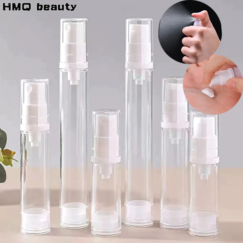 5–15 ml Presspumpenflasche, nachfüllbare Vakuumflaschen, tragbarer Lotion- und Sprühspender, Kosmetikbehälter, Reiseutensilien Image