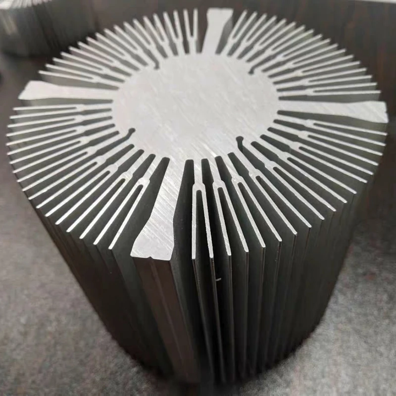 120mmx54mm Runder LED-Kühlkörper aus Aluminium, Sonnenblumen-Radiator für Haushaltslampen, austauschbar und anpassbar Image