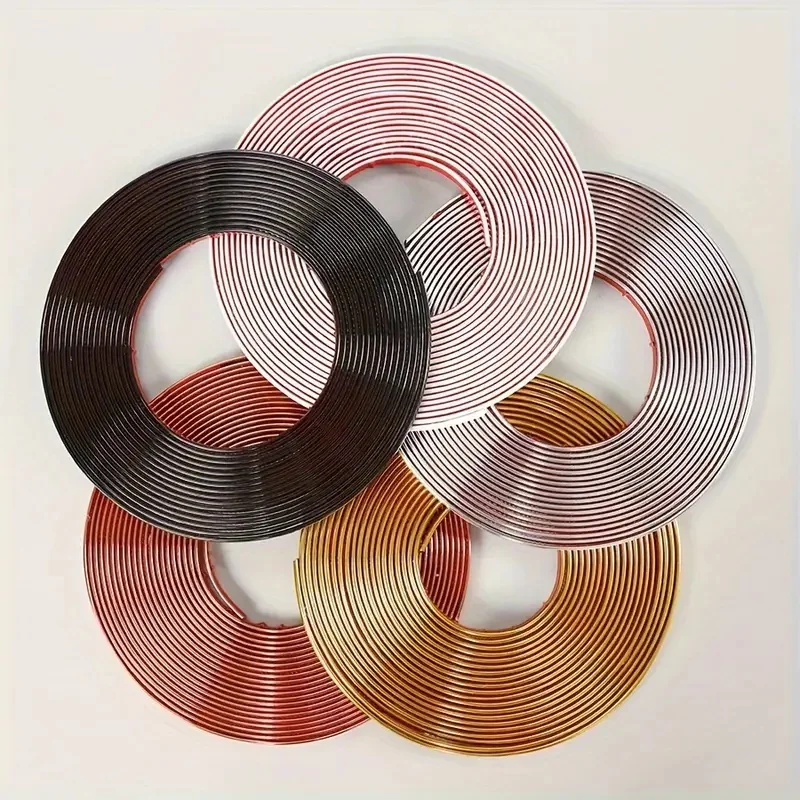 1PC 10M/393,7 in Selbst-klebe Wand Aufkleber Möbel Rand Dekorative Schutz Streifen Wand Schutz Streifen wohnzimmer Dekoration Image