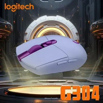 Logitech G304 Wireless/G102 Kabelgebundene Maus LIGHTSPEED 1 ms Reaktion (G304) HERO 12K DPI Ergonomisch für langes Gaming