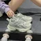 Shoes for Women Lightweight Sports Running 2025 Spring New Mesh Campus Style Forrest Gump Daddy All-match Casual Trendy Shoes