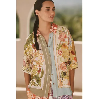 Emily Carter x Celandine Printed Linen Shirt