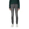Skinny-fit-Jeans S.OLIVER "IZABELL", Damen, Gr. 40, Länge 32, grau washed, Denim/Jeans, Obermaterial: 84% Baumwolle, 14% Polyester, 2% Elasthan, casual, skinny fit lang, Jeans, in coolen, unterschiedlichen Waschungen