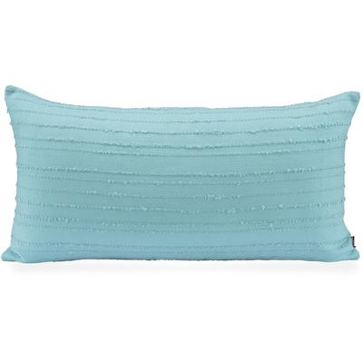 Dekokissen H.O.C.K. "Murada", blau (türkis, unifarben), B:70cm H:10cm L:50cm, Obermaterial: 100% Polypropylen. Füllung: 100% Polyester, Dekokissen_Sitzkissen_Kissenhüllen Image