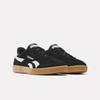 Sneaker REEBOK CLASSIC "REEBOK SMASH EDGE", Gr. 37,5, schwarz-weiß (schwarz, weiß, gum), Leder, Synthetik, sportlich, Schuhe