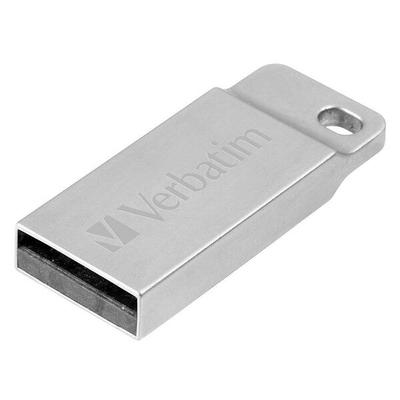 Verbatim USB-Stick »Metal Executive« 64 GB silber, 1.5x0.6x2.9 cm