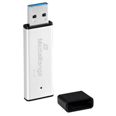 MediaRange USB-Stick »MR1902« 128 GB silber, 1.7x0.7x5.9 cm Image