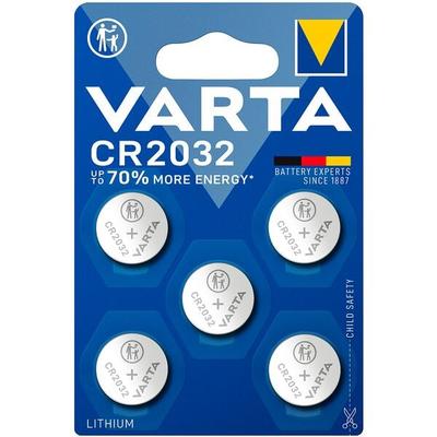 Varta 5x Knopfzellen »CR2032« 220 mAh, 2x0.32 cm
