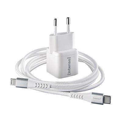 Intenso GaN-Ladeadapter W30C + C315L Lightning-Kabel USB C, Steckdose Image