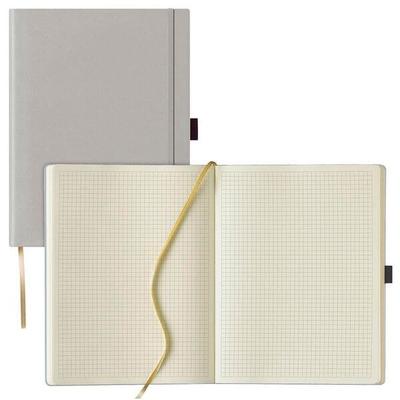 Lediberg Notizbuch »Tucson« kariert A4 silbergrau Image