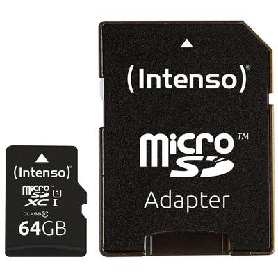 Intenso Speicherkarte microSDXC Professional 64 GB