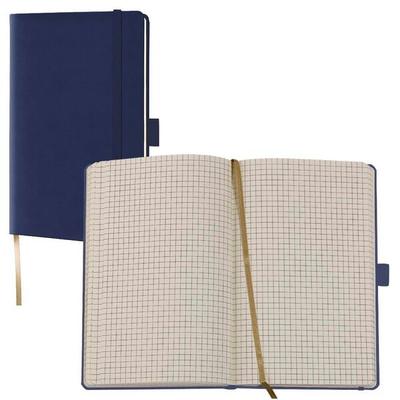 Lediberg Notizbuch »Tucson« kariert A6 mittelblau Image
