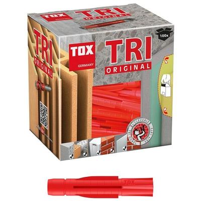 TOX Universaldübel »TRI 5/31« 100 Stück grau