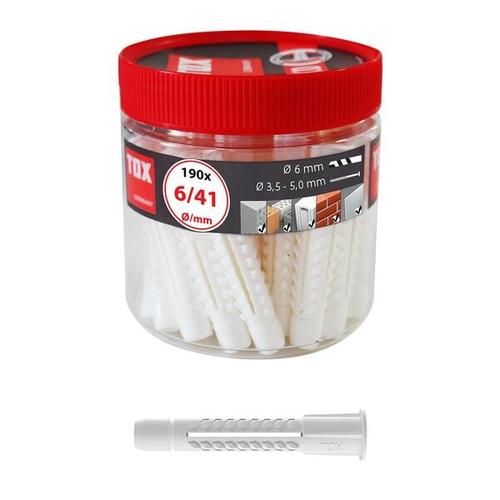 TOX Universaldübel »TRI 6/41« 190 Stück grau