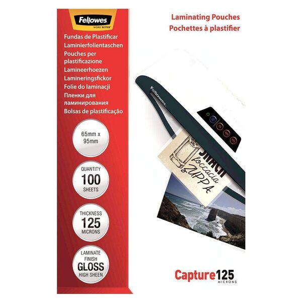 Fellowes 100x Laminierfolien »Capture125« 125 µm Image