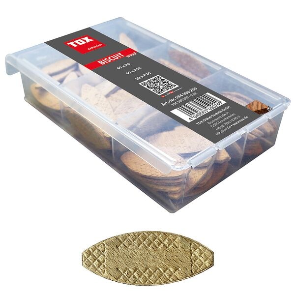 TOX Flachdübel »BISCUIT WOOD« 100 Stück braun