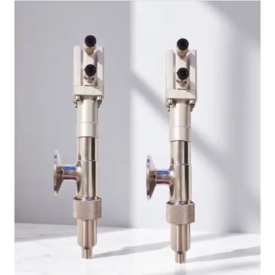 Stainless Steel Piston Milk Paste Yogurt Grease Liquid Bottle Filling Nozzle with Manual Valve Spare Parts for Filling Machine