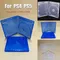 YUXI 1PC CD DVD scatola di immagazzinaggio per PS4 PS5 Gioco Doppio Disco di Ricambio Blu Gioco Blu Ray Box 2 CD Blu trasparente