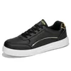 2025 schwarz männer Skateboard Schuhe Licht Bord Schuhe Männer Leder Flache Beiläufige Turnschuhe Weibliche Sport Schuhe Outdoor Frauen Trainer