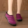Damen-Hausschuhe, Winter, warmes Zuhause, weiche Hausschuhe, wasserdichte Hausschuhe, dicke Plüsch-Schuhe, Slip-on-Loafer, Slides, große Größe 45