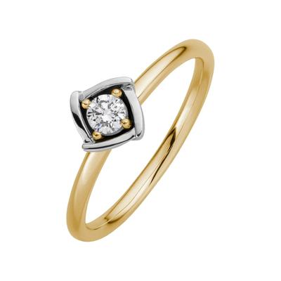 Lyomi Ring 585/- Gold Diamant Lab Grown weiß 0,15ct. 058 (18,5) Damen Image