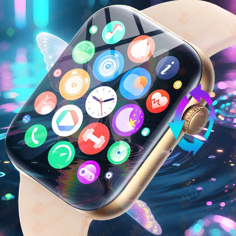 EKG + PPG-Uhr 9 MAX 1,81 Full Touch Bluetooth-Anruf Drehtasten Mehrere Sportmodi 120+ Zifferblätter Smartwatch für Android iOS 2025 Image