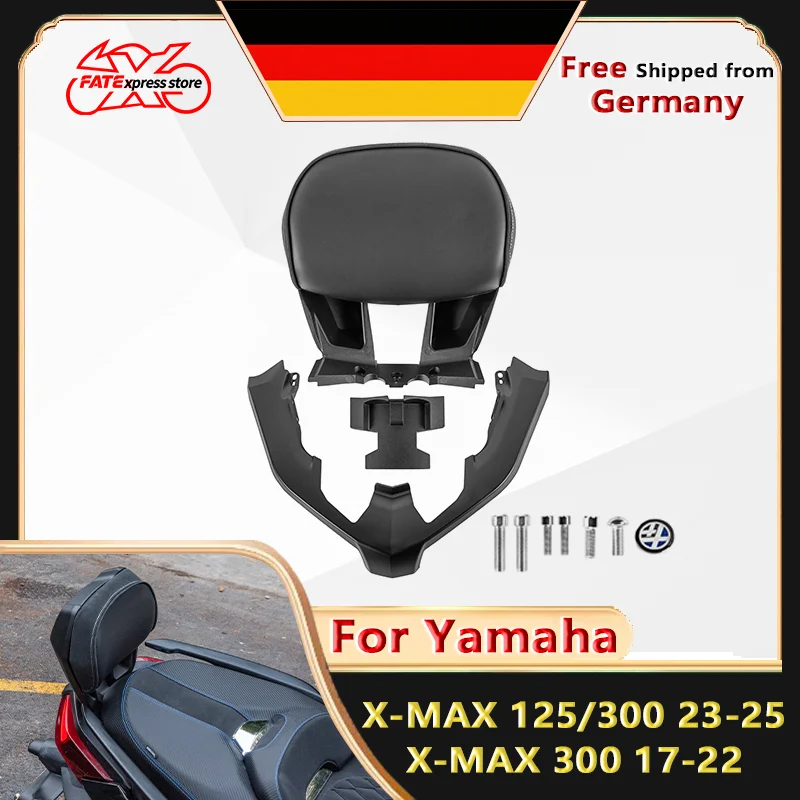 Für XMAX 300 XMAX 125 Hinten Rückenlehne Sozius Sitz Halterung Für Yamaha X-MAX XMAX 2025 2017 125 300 Motorrad Zubehör Image