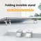 2 Stück Mini-Beine für MacBook Pro Huawei Xiaomi Notebook, Aluminium-Basis, Stützwerkzeuge, Laptop-Ständer, Kühler für Tastaturhalter