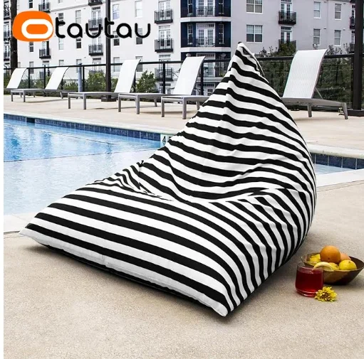 OTAUTAU Wasserdichter Sitzsackbezug für den Außenbereich, Schwimmbad, Strand, Filmveranstaltung, Liege-Pouf DD201, kein Füllstoff! Kaufen Sie den Füllstoff selbst!】 Image