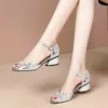 Mode Outdoor klobige Damenschuhe Großhandel asiatische Größe Sommer 2025, bequemer Luxus, elegant, die besten PVC-VIP-Damensandalen