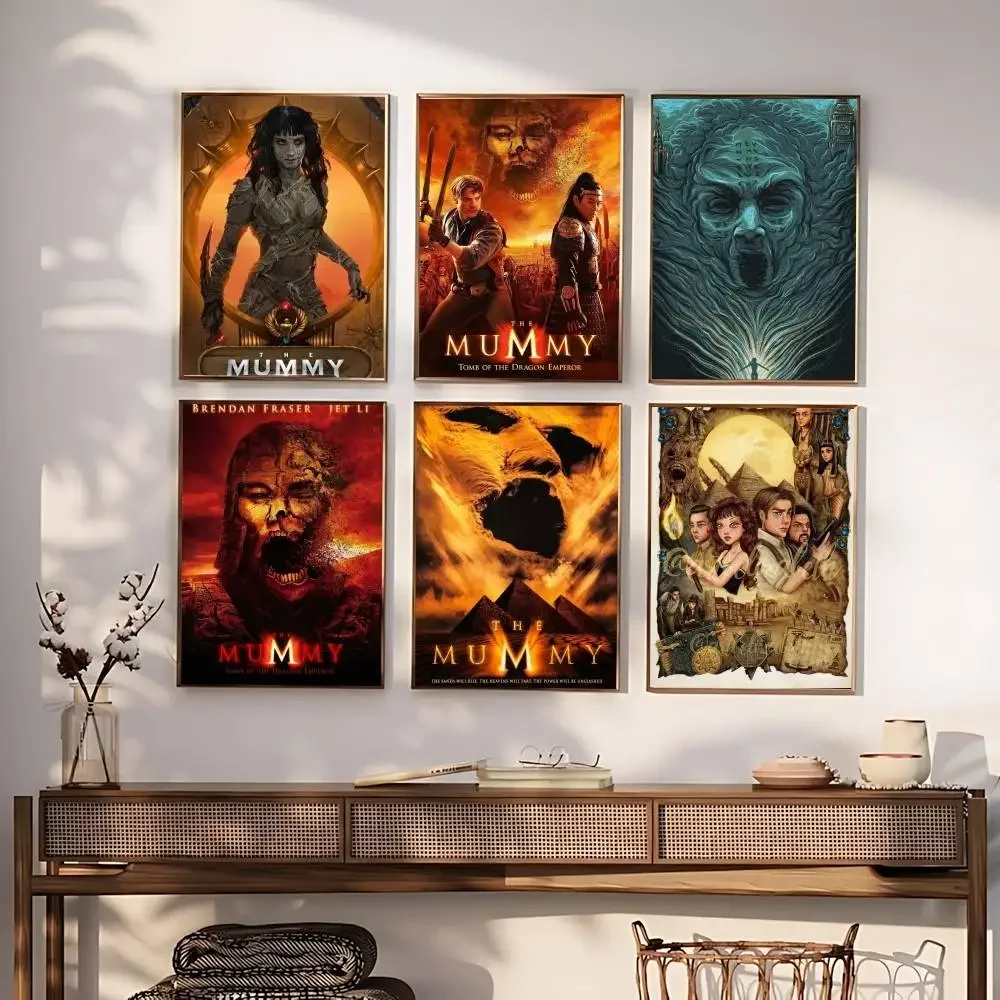 Die Mumie Filmplakat Poster Kraft Club Bar Papier Vintage Poster Wandkunst Malerei Schlafzimmer Studie Aufkleber Image