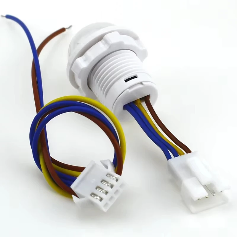 Zeit Verzögerung Motion Sensor Schalter Für Glühbirne Downlight Fan Lampe AC 110V 220V PIR Infrarot Bewegung Detektor einstellbar Smart Image